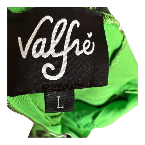 Valfre Green and Black Fitted Sleeveless Camisole Mini Dress - Picture 6 of 9